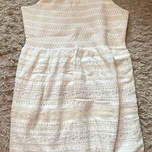 J. Jill linen embroidered dress